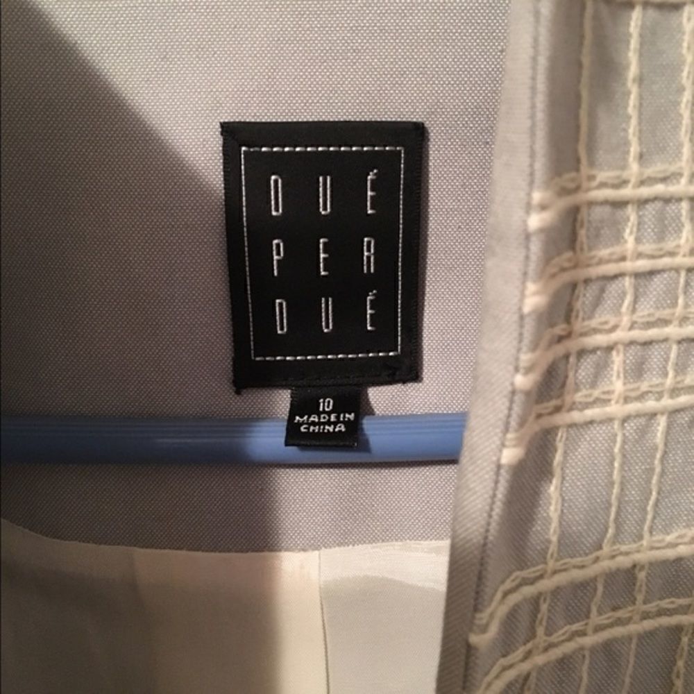 Light Blue and White Jacket - Picture 3 of 3